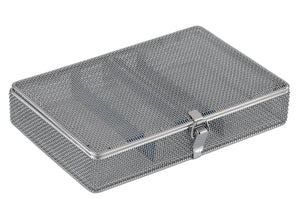 Dental sieve (fine) with tension lock and silicone holders, 235 x 155 x 40 mm 1 pc.