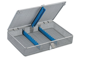 Dental sieve (fine) with tension lock and silicone holders, 240 x 90 x 40 mm 1 pc.