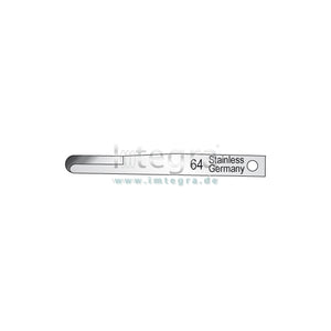 Mini scalpel blade, Fig. 64, sterile, 10 pcs.
