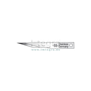 Mini scalpel blade, Fig. 65, sterile, 10 pcs.