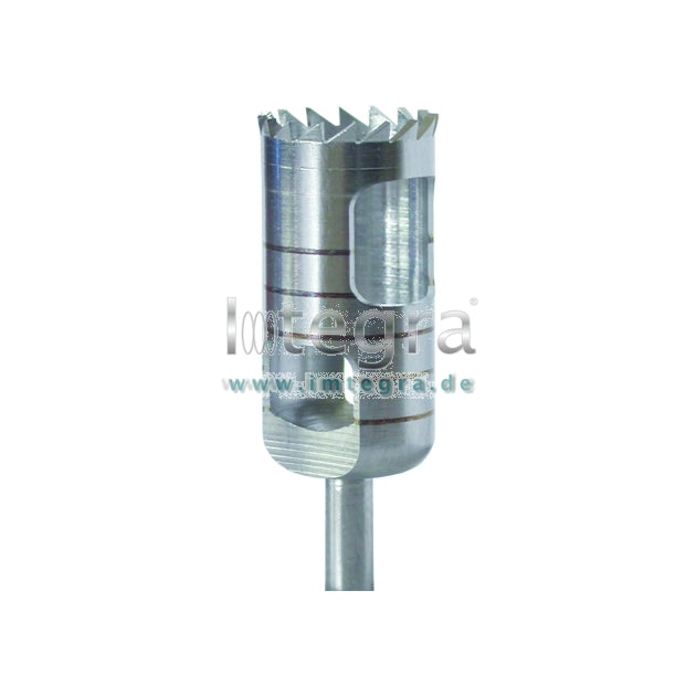 Trephine drill L14mm/inner diameter 7.5 mm for contra-angle handpiece, shank 26 mm