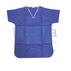 One surgical gown, size M, SMS, blue, 50 pieces.