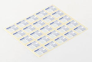Adhesive labels 25 x 20 mm, with EO indicator, 2500 pcs.