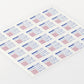 Adhesive labels 25 x 20 mm, with FORM indicator, 2500 pcs.