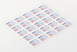 Adhesive labels 25 x 20 mm, with FORM indicator, 2500 pcs.