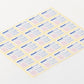 Adhesive labels 25 x 20 mm, with STEAM indicator, 2500 pcs.