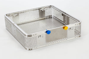 Stainless steel strainer basket label, 90 x 33 mm, material: 1.4404 50 pcs.