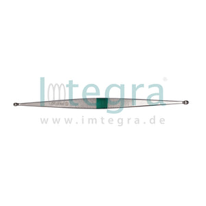 Steriele scherpe eenmalige lepel "WILLIGER" 3,2 mm / 13,5 cm, dubbelzijdig, 20 stuks.