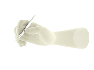 GAMMEX® LATEX maat 5,5, steriele witte, poedervrije OK-handschoen van latex, 50 stuks.