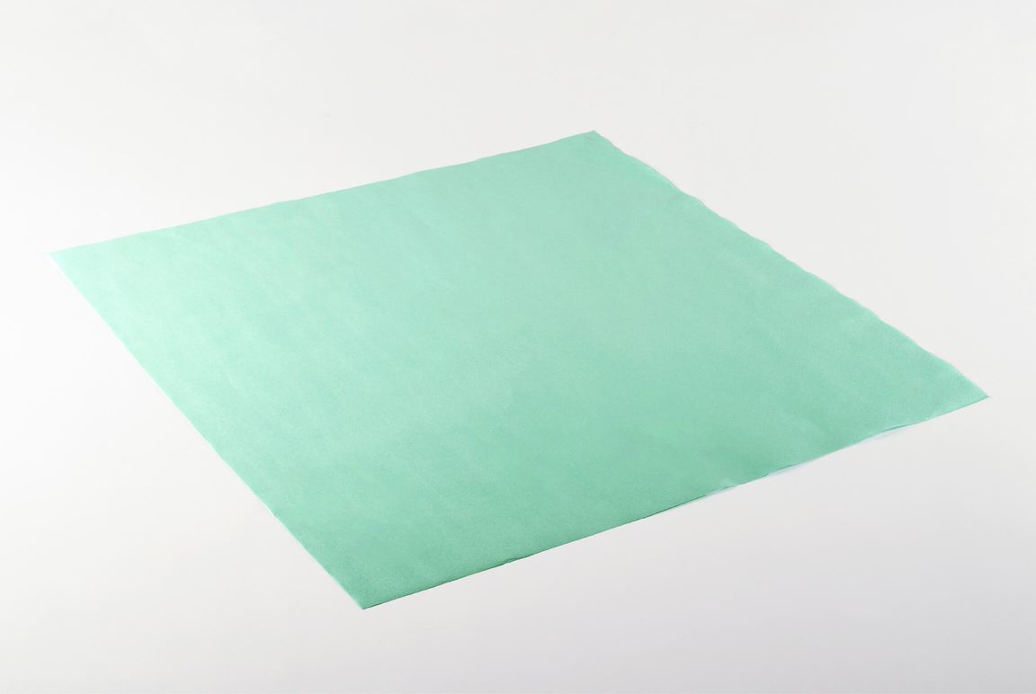 Boogverpakking groen 40 x 40 cm crêpe 1440 stuks