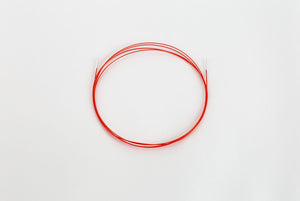 Reinigingsborstel voor endoscopen, dubbelzijdig, rood, kop 2,5 mm, lengte 2300 mm, 50 stuks.