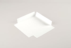 Trayliner wit (voorgevormd) 25 x 25 cm 1000 stuks.