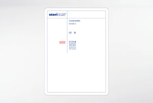 Containerfilter van papier, 171 x 232 mm, met STEAM-indicator, 1000 stuks.