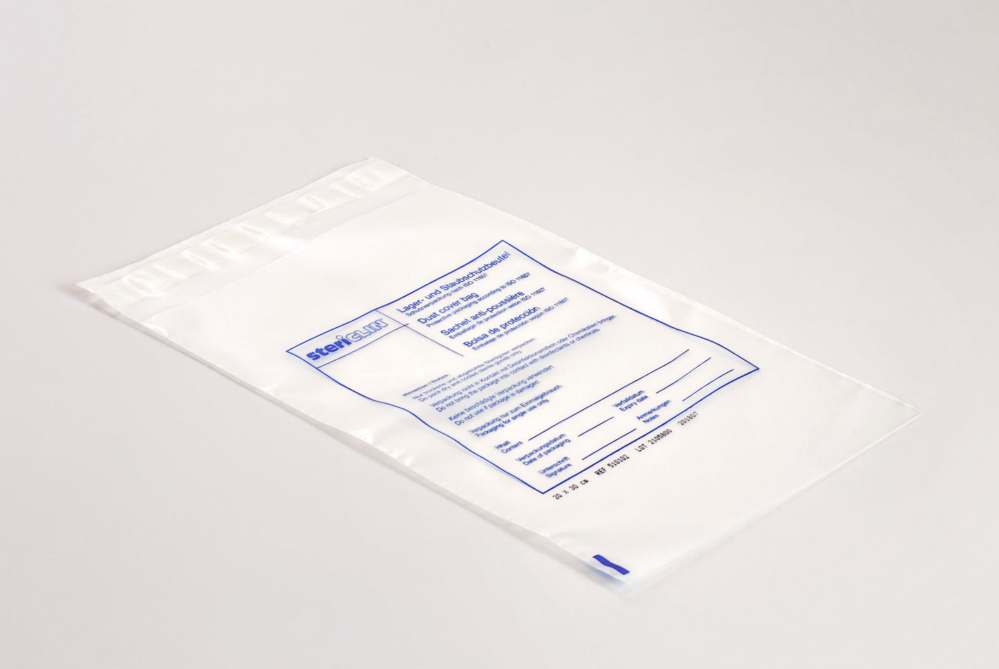 Stofbeschermingszakken 60 x 75 cm, 100 stuks.