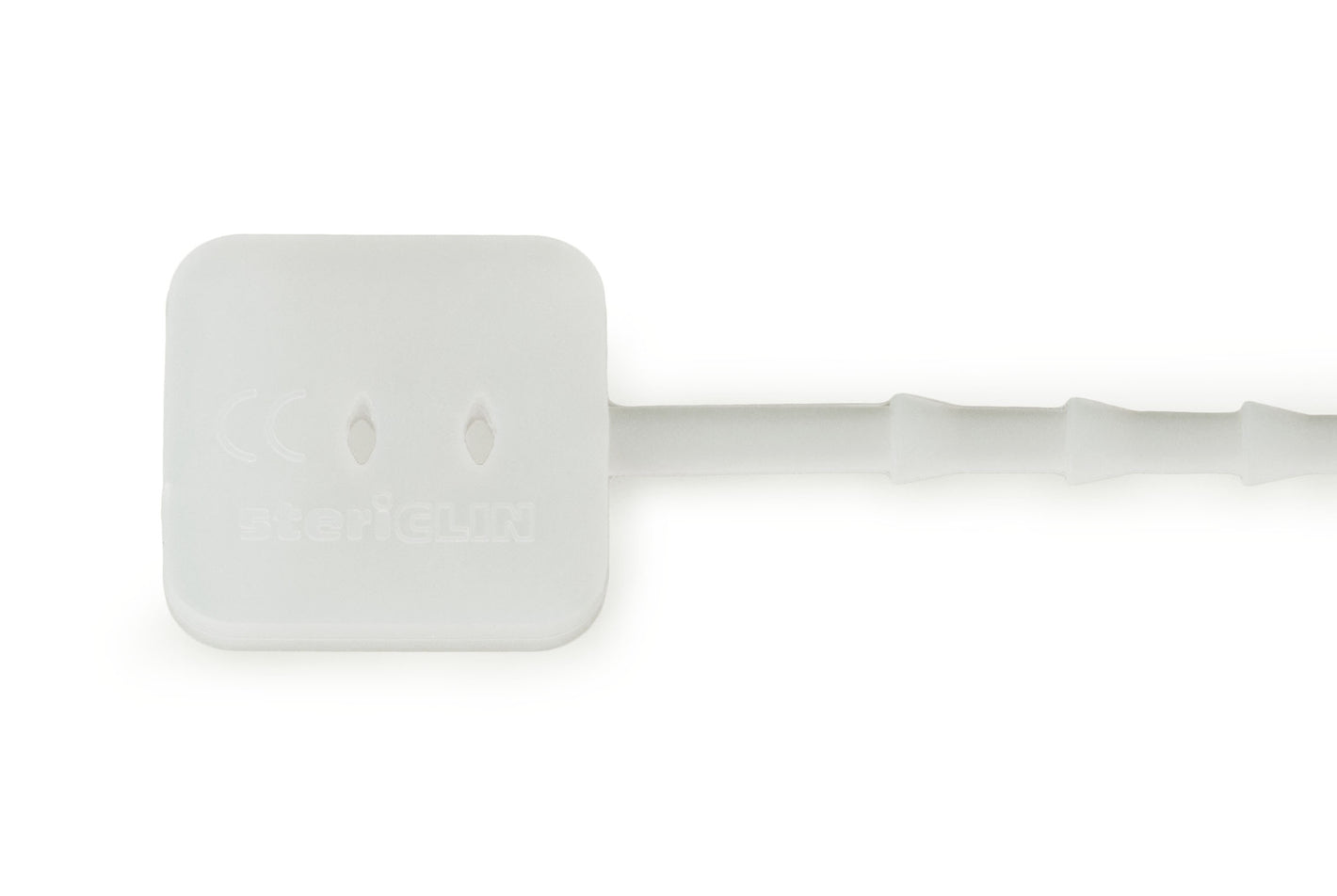 Bundelsnoer van siliconen, plat, transparant, lengte 190 mm, 100 stuks.