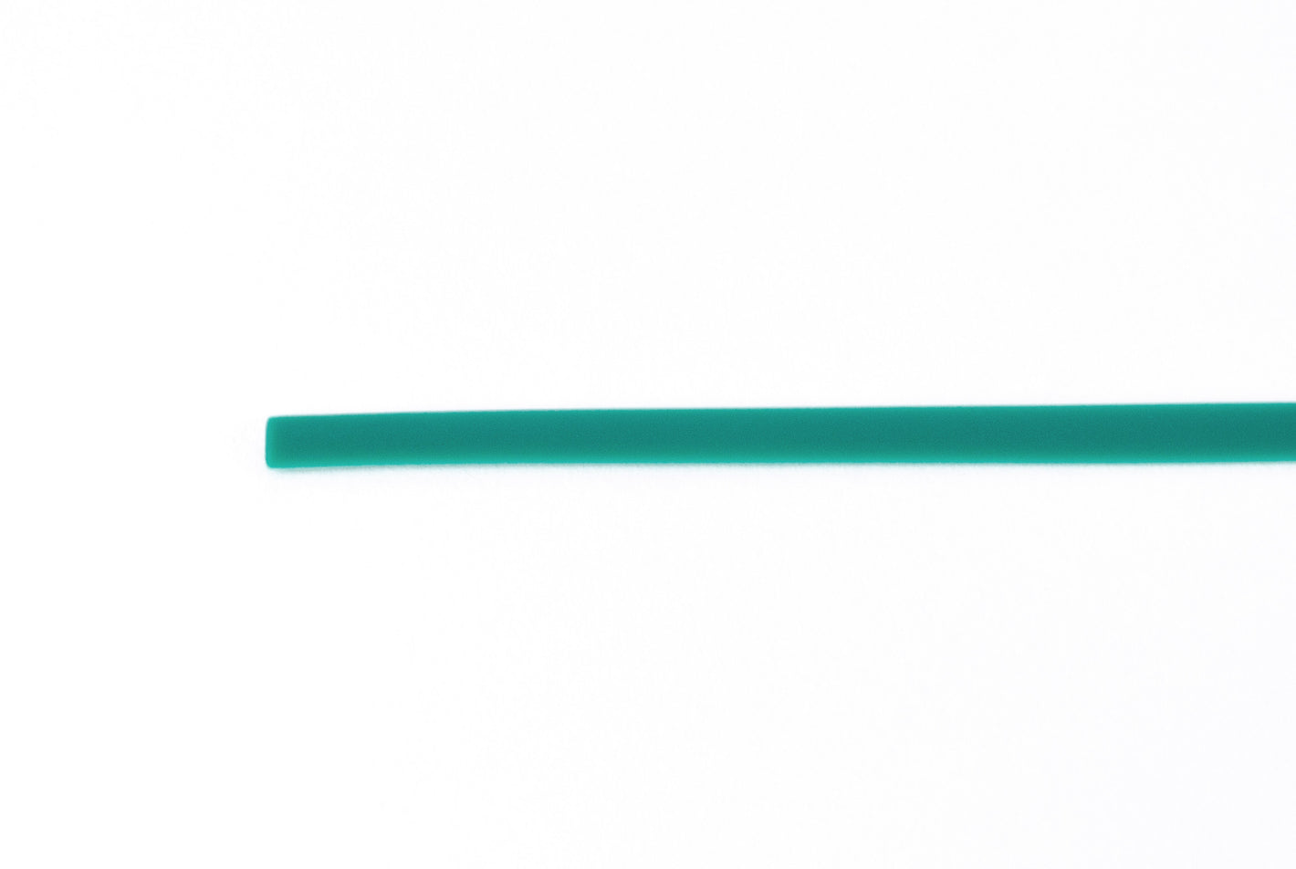 Bundelsnoer van siliconen, plat, groen, lengte 300 mm, 100 stuks.