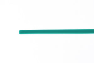 Bundelsnoer van siliconen, plat, groen, lengte 300 mm, 100 stuks.