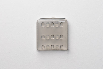 Highline instrumentbeschermkap, platte kap, 3 x 25 x 25 mm, zwart, 100 stuks.