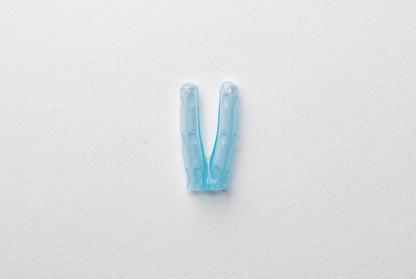 Highline instrumentbeschermkap, dubbele kap, 2 x 19 mm, blauw, 50 stuks.