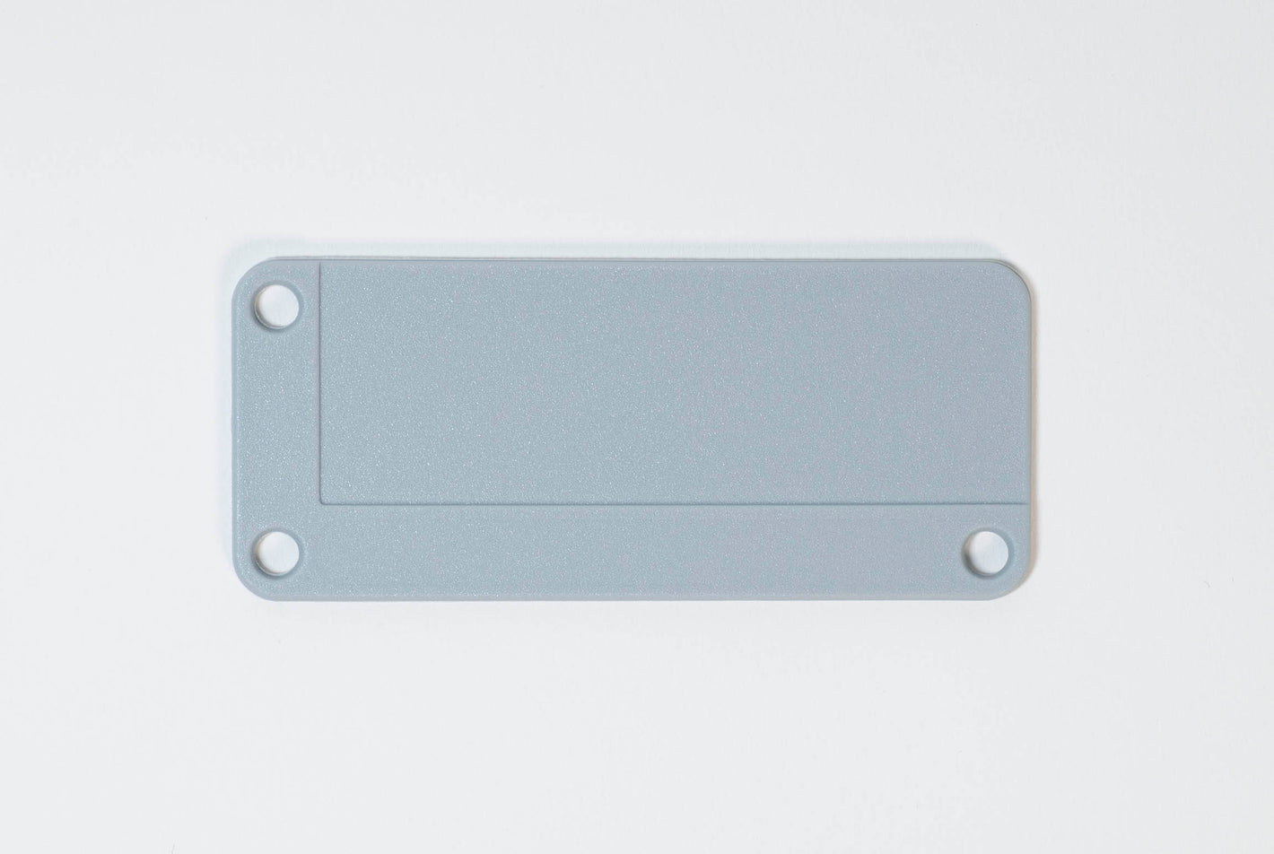 stericlin® kunststof (PA) zeefkorfplaatje, grijs, 90 x 38 mm, 100 stuks.