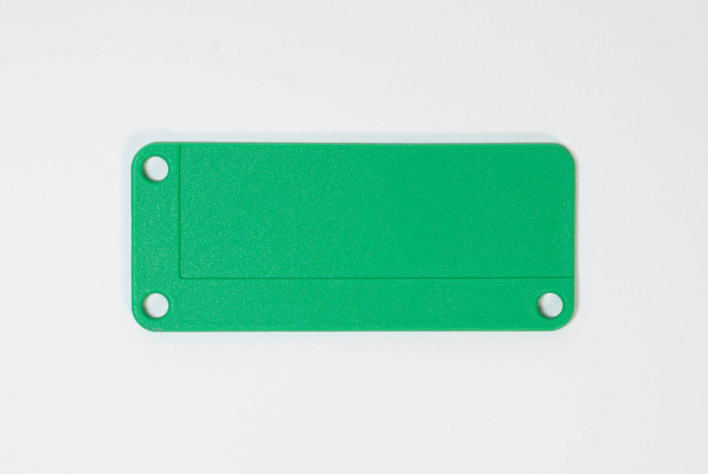 stericlin® kunststof (PA) zeefkorfplaatje, groen, 90 x 38 mm, 100 stuks.