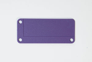stericlin® kunststof (PA) zeefkorfplaatje, violet, 90 x 38 mm, 100 stuks.