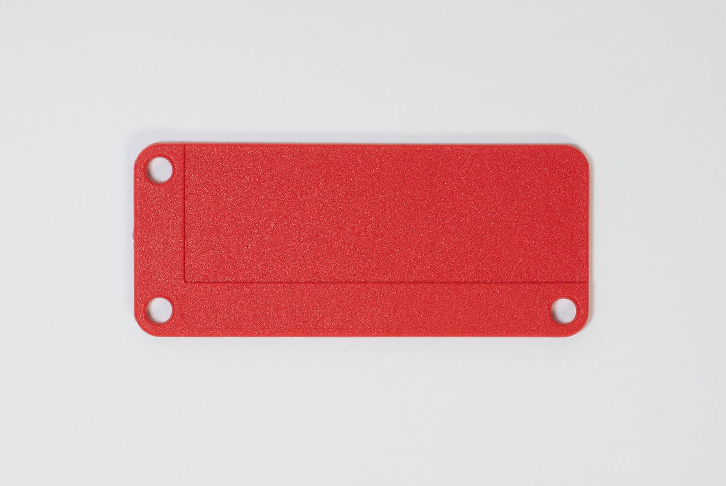 stericlin® kunststof (PA) zeefkorfplaatje, rood, 90 x 38 mm, 100 stuks.