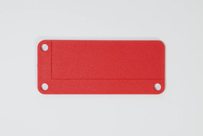stericlin® kunststof (PA) zeefkorfplaatje, rood, 90 x 38 mm, 100 stuks.