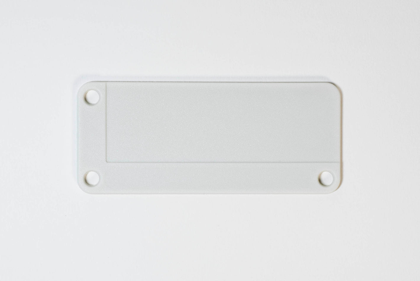 stericlin® kunststof (PA) zeefkorfplaatje, wit, 90 x 38 mm, 100 stuks.