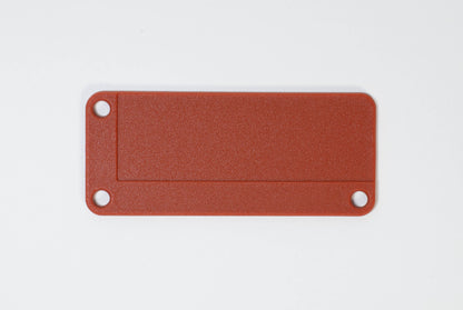 stericlin® kunststof (PA) zeefkorfplaatje, bruin, 90 x 38 mm, 100 stuks.