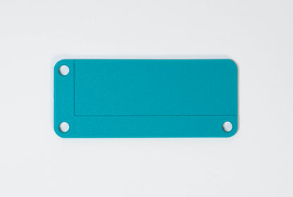 stericlin® kunststof (PA) zeefkorfplaatje, turquoise, 90 x 38 mm, 100 stuks.