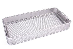 Kögel zeef met geperforeerde wand en handgrepen 1/1-100, met stapelframe, 480 x 250 x 105 mm 1 stuk.