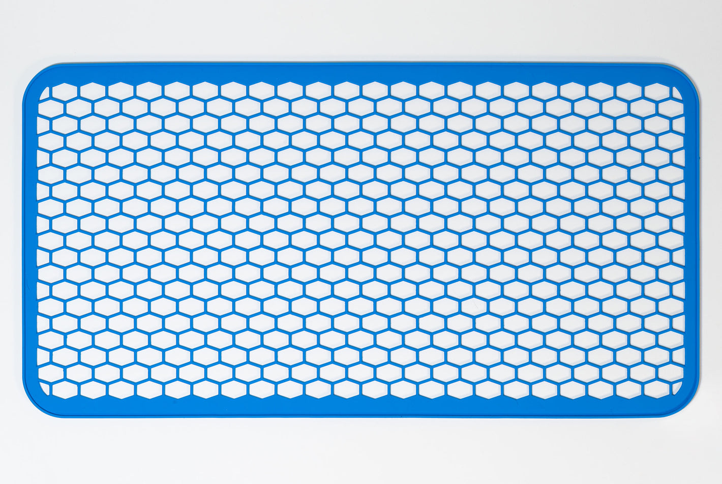 stericlin® siliconenmat voor geperforeerde zeefkorven 1/1 blauw, 480 x 250 mm,  1 stuk.