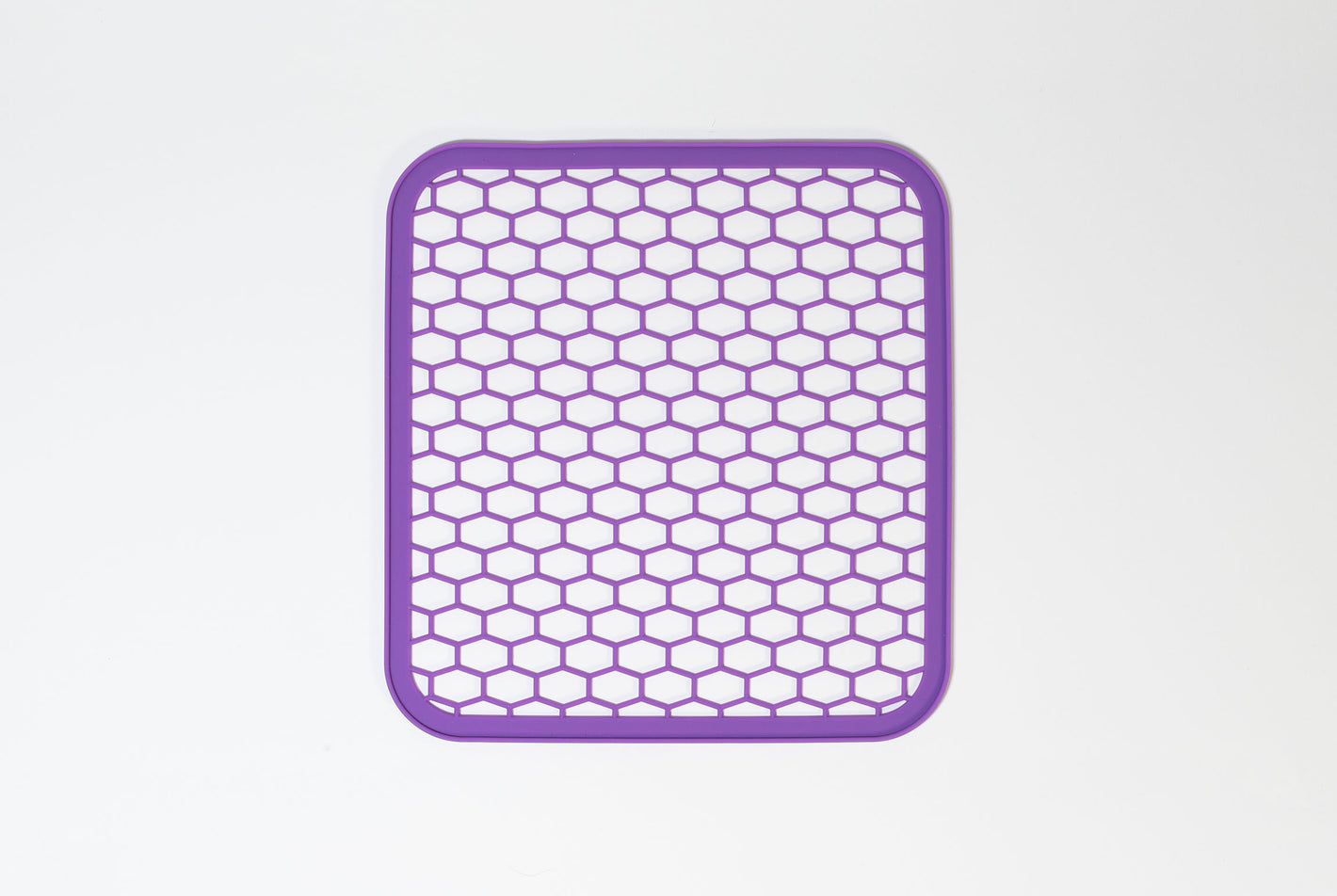 stericlin® siliconenmat voor draadzeefmanden 1/2 paars, 215 x 229 mm,  1 stuk.