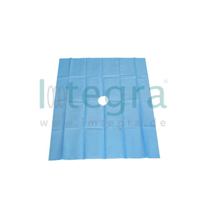 Steriele Gatdoek Ø8,5 cm, centraal, 75x90 cm, 25 stuks.