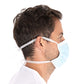 Mondmasker type II, 3-laags, PP, bindbandjes, blauw, 50 stuks.