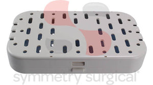 Instrumentencassette met bevestiging, 21 x 12 x 4 cm