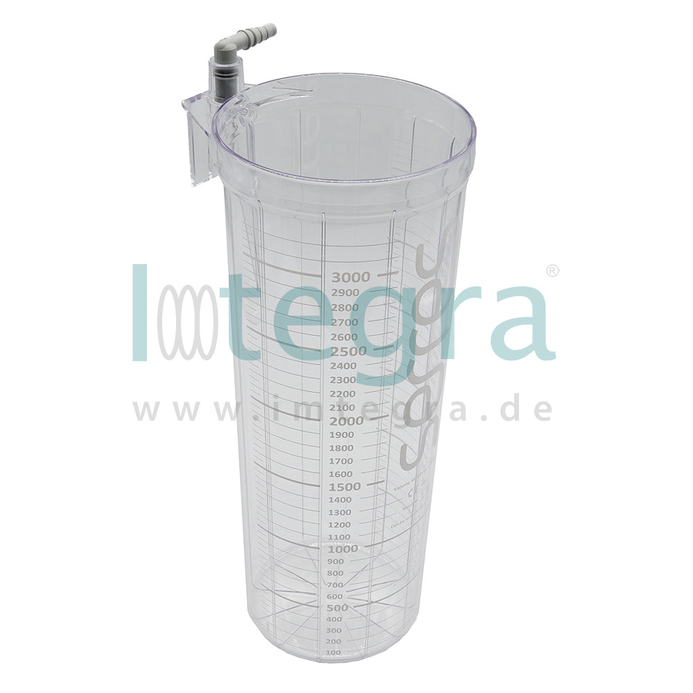 Serres Afzuigpot 3000 ml, transparant, 1 stuk