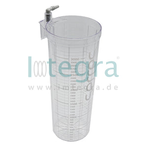 Serres afzuigreservoir 3000 ml, transparant, 1 stuk