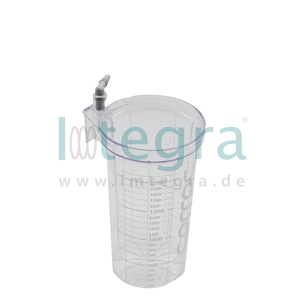 Serres afzuigreservoir 2000 ml, transparant, 1 stuk