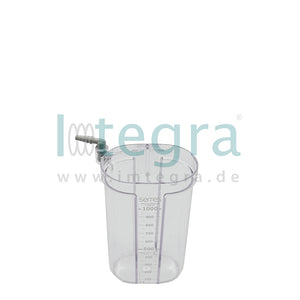 Serres Afzuigpot 1000 ml, transparant, 1 stuk