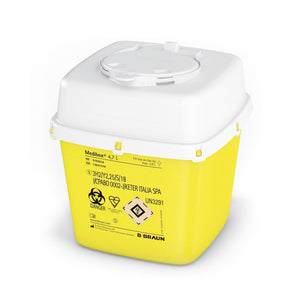 Medibox 4,7 l, afvalbak, 1 stuk.