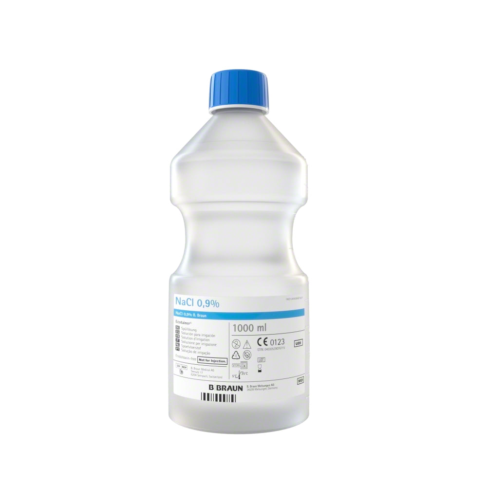 Nacl 0,9% Topische spoeloplossing, Ecotainer®, 6x1.000 ml